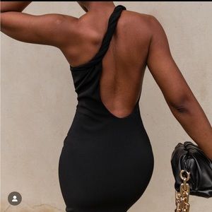 Zara Black Asymmetrical Dress